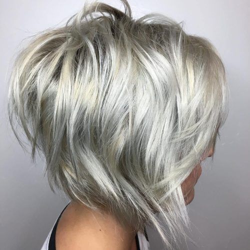 Silver-White Shaggy Haircuts (Photo 2 of 20)