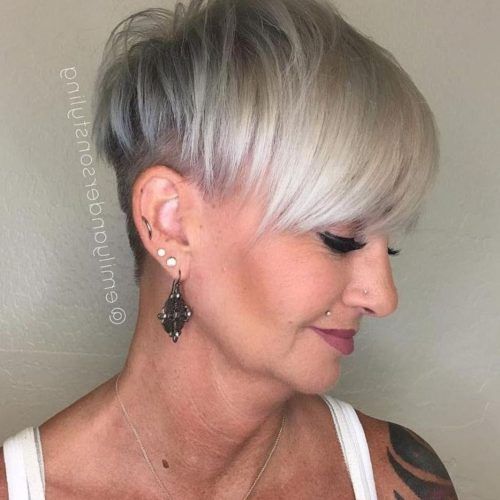 Gray Pixie Haircuts For Older Women (Photo 3 of 20)