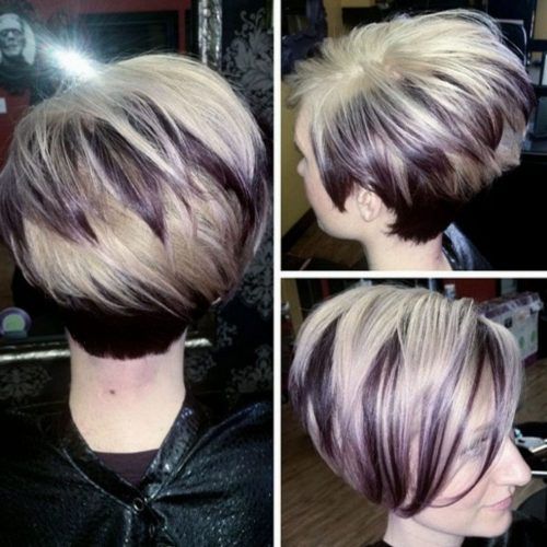 Lovely Two-Tone Choppy Lob Hairstyles (Photo 5 of 20)