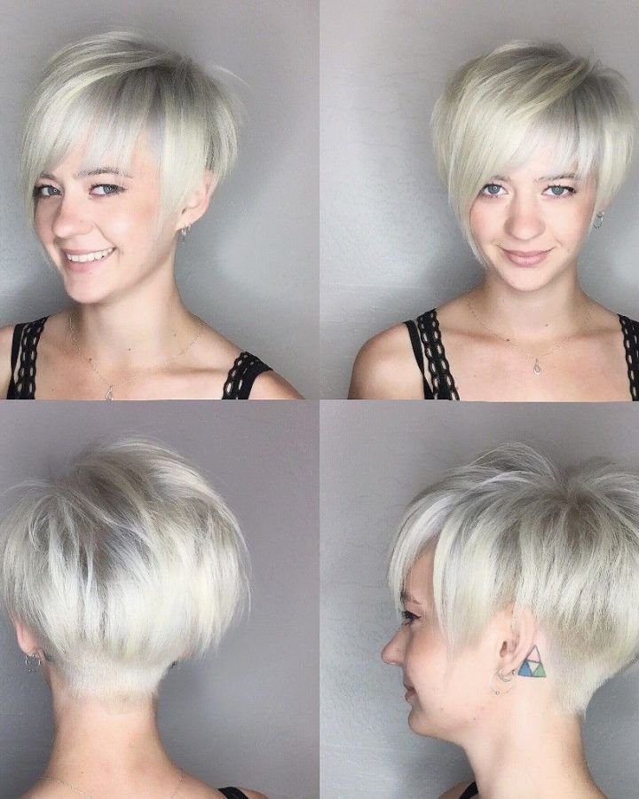 20 Inspirations Flipped Up Platinum Blonde Pixie Haircuts