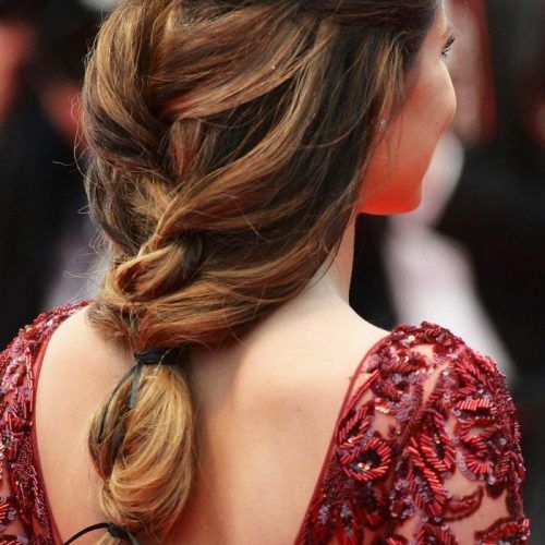 Loosely Tied Braided Hairstyles With A Ribbon (Photo 3 of 20)
