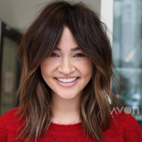 Full Fringe And Face-Framing Layers Hairstyles (Photo 4 of 20)