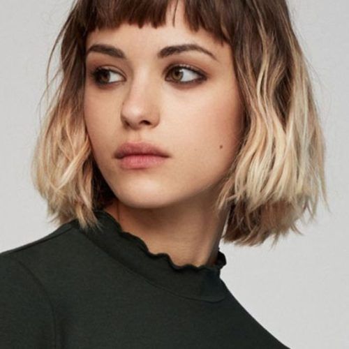 Cute French Bob Hairstyles With Baby Bangs (Photo 6 of 20)