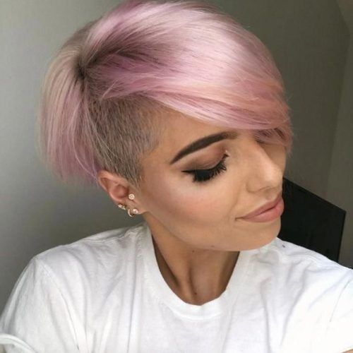 Pastel Pixie Hairstyles With Undercut (Photo 5 of 20)