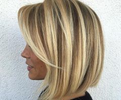 20 Inspirations Blonde Bob Haircuts with Side Bangs