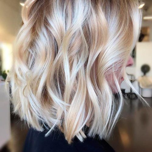 Waves Haircuts With Blonde Ombre (Photo 8 of 20)