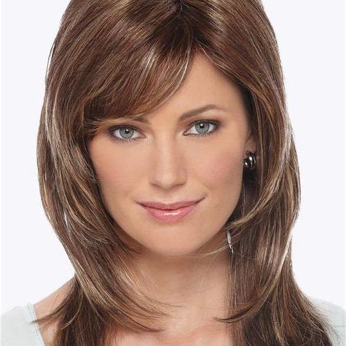 Long Straight Layered Hairstyles With Fringes (Photo 17 of 20)