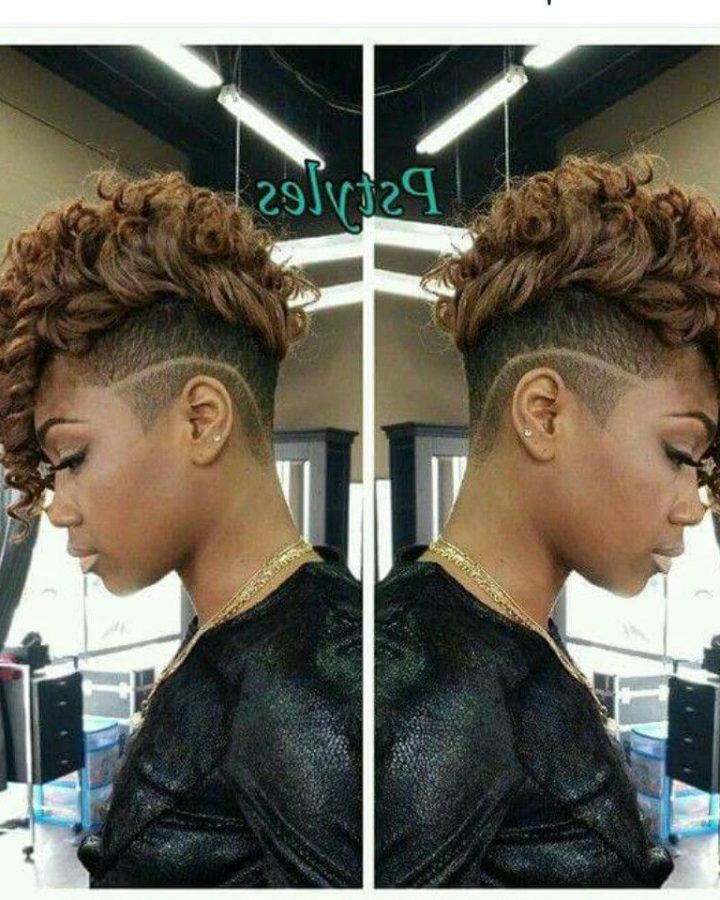 2024 Popular Shaved Sides Mohawk Hairstyles