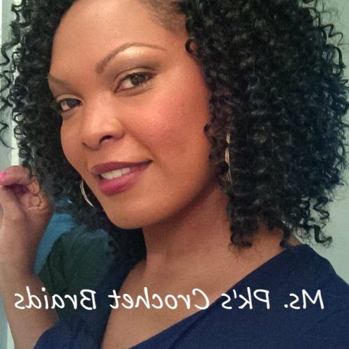 Crochet Micro Braid Hairstyles Into Waves (Photo 5 of 20)