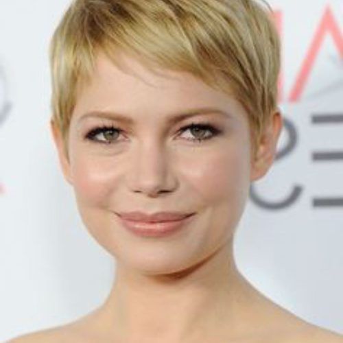 Michelle Williams Pixie Haircuts (Photo 4 of 20)