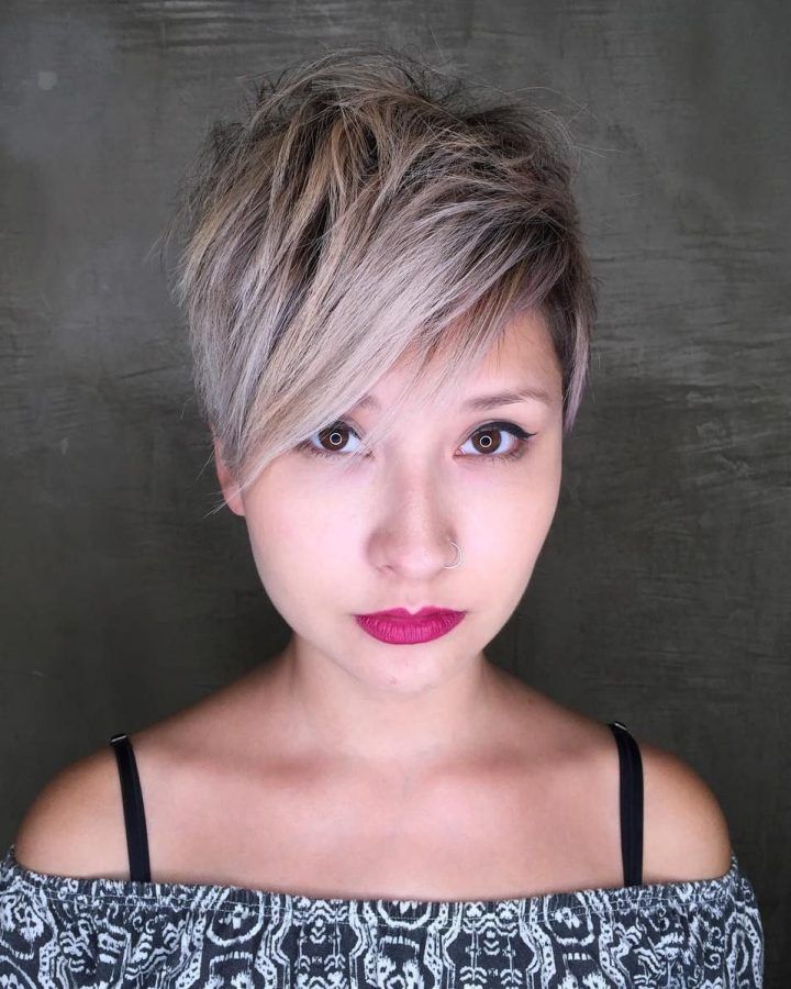 20 Best Messy Spiky Pixie Haircuts with Asymmetrical Bangs