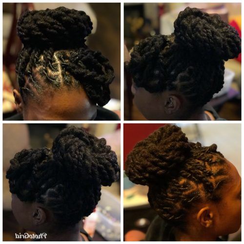 Updo Hairstyles With 2-Strand Braid And Curls (Photo 15 of 20)