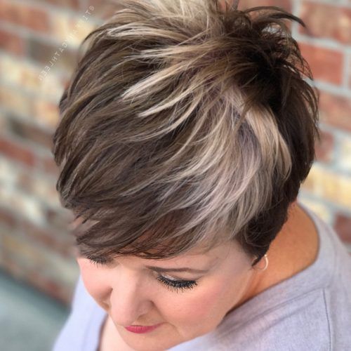 Long Pixie Haircuts With Sharp Layers And Highlights (Photo 6 of 20)