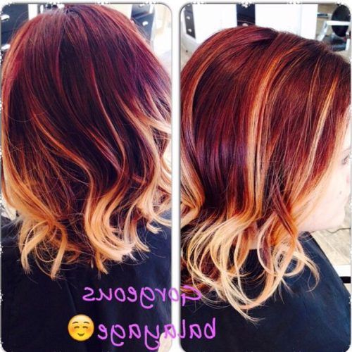 Pixie Hairstyles With Red And Blonde Balayage (Photo 9 of 20)