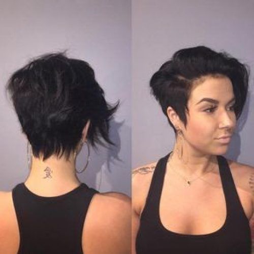 Deep Asymmetrical Short Hairstyles For Thick Hair (Photo 7 of 20)