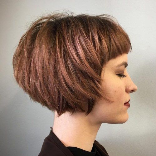 Short Bob Hairstyles With Cropped Bangs (Photo 1 of 20)