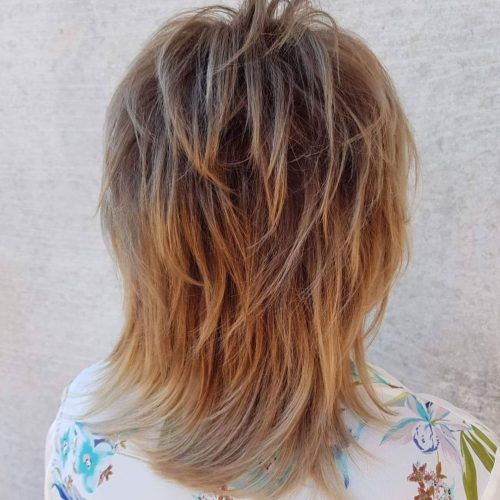 Bronde Shaggy Hairstyles With Feathered Layers (Photo 20 of 20)