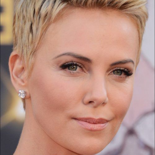 Cropped Pixie Haircuts For A Round Face (Photo 3 of 20)