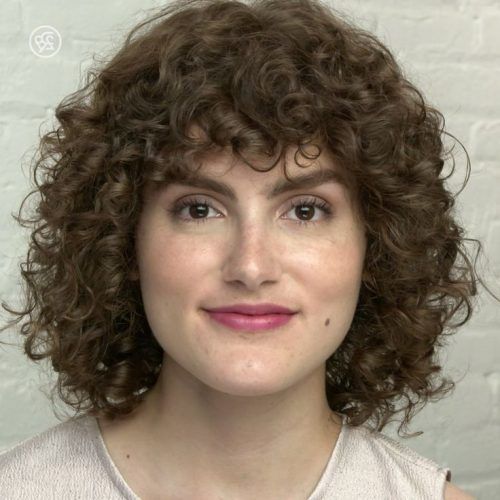Shag Haircuts With Curly Bangs (Photo 3 of 20)