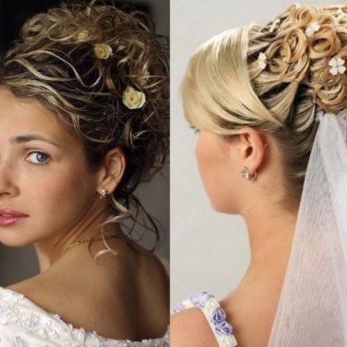 Bridal Hairstyles For Medium Length Hair With Veil (Photo 2 of 15)