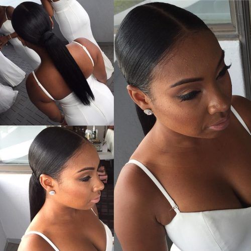 High Black Pony Hairstyles For Relaxed Hair (Photo 11 of 20)