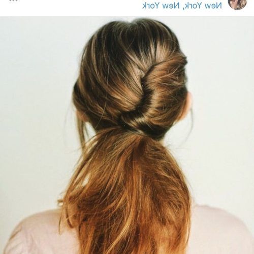 Tangled And Twisted Ponytail Hairstyles (Photo 5 of 20)