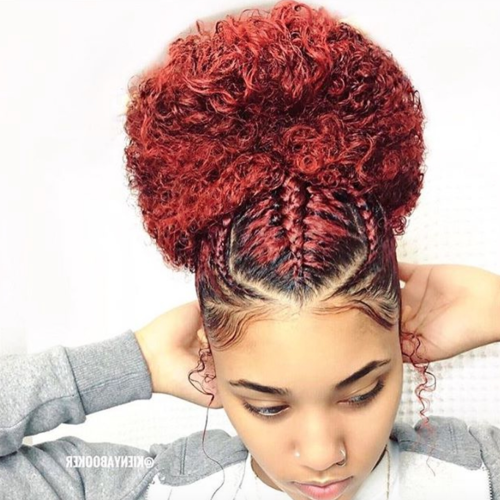 Updo Hairstyles For Natural Hair With Weave (Photo 5 of 15)