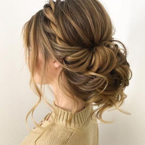 Braided And Twisted Off-Center Prom Updos (Photo 10 of 20)
