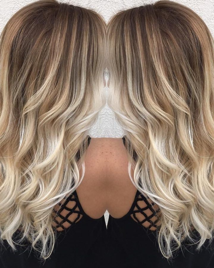 20 Inspirations Grown Out Platinum Ombre Blonde Hairstyles
