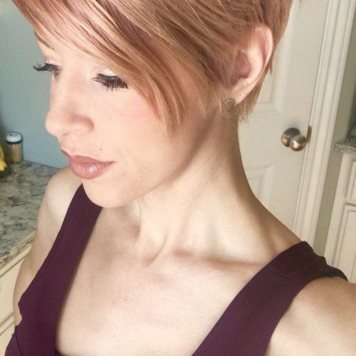 Rose Gold Pixie Hairstyles (Photo 2 of 20)