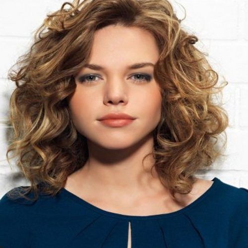 Thick Curly Medium Haircuts (Photo 10 of 20)