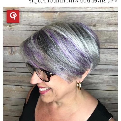 Silver Bob Hairstyles With Hint Of Purple (Photo 15 of 20)