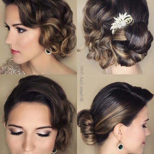 Vintage Inspired Braided Updo Hairstyles (Photo 5 of 20)