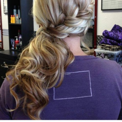 Fancy Updo With A Side Ponytails (Photo 14 of 20)