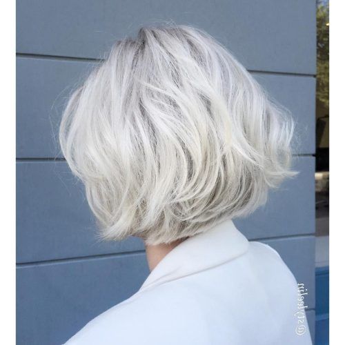 Gray Bob Hairstyles With Delicate Layers (Photo 10 of 20)