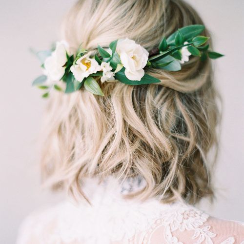 Accessorized Undone Waves Bridal Hairstyles (Photo 8 of 20)