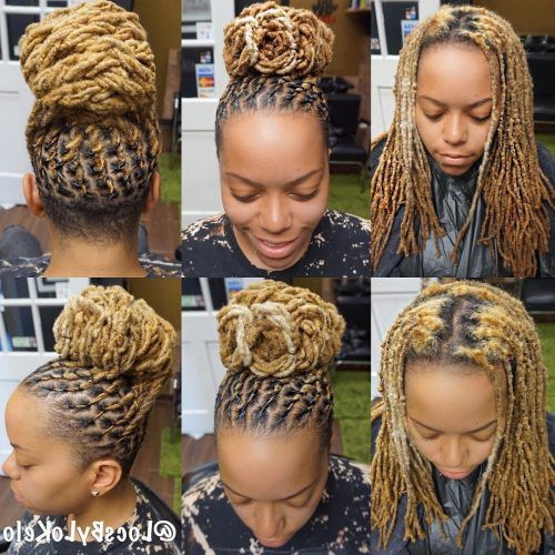 Updo Hairstyles For Long Locs (Photo 12 of 15)