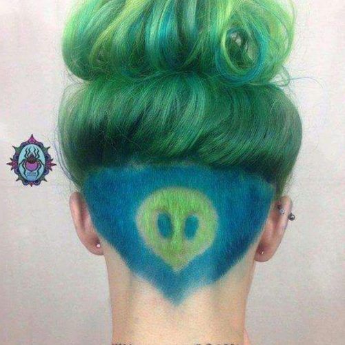 Aqua Green Undercut Hairstyles (Photo 15 of 20)