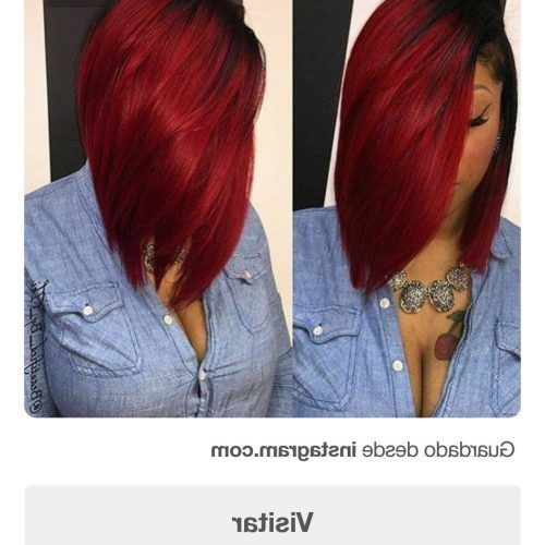 Radiant Red Bob Haircuts (Photo 7 of 20)