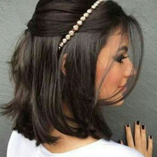 Neat Bridal Hairdos With Headband (Photo 11 of 20)