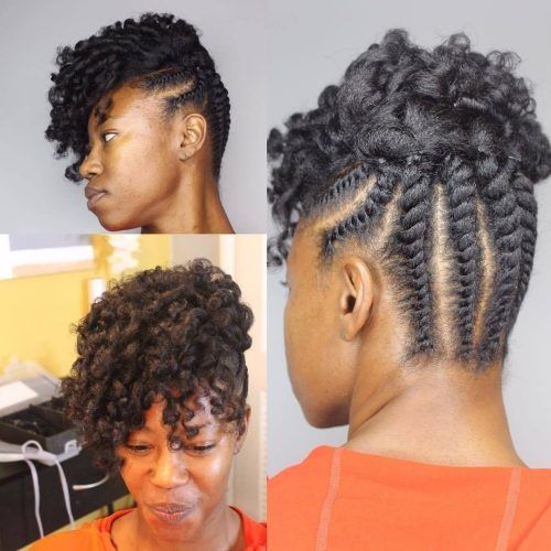 African American Flat Twist Updo Hairstyles (Photo 11 of 15)