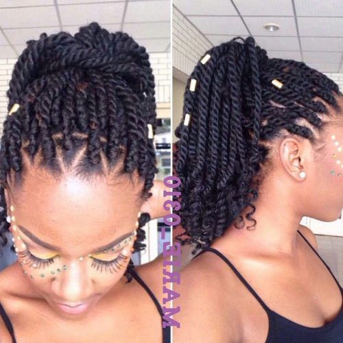 Braided Hairstyles On Relaxed Hair (Photo 15 of 15)