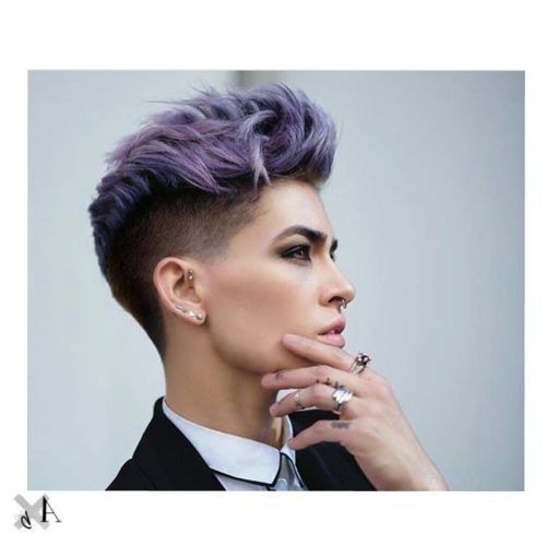 Extravagant Purple Mohawk Hairstyles (Photo 10 of 20)