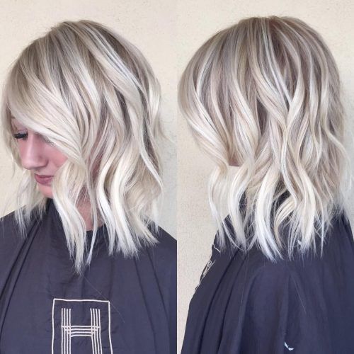 Icy Blonde Shaggy Bob Hairstyles (Photo 6 of 20)