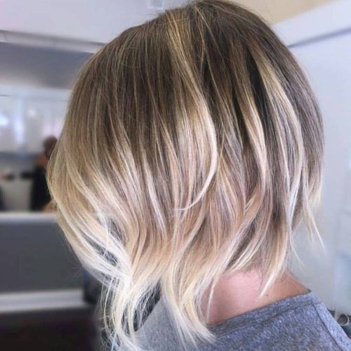 Asymmetry Blonde Bob Hairstyles Enhanced By Color (Photo 16 of 20)