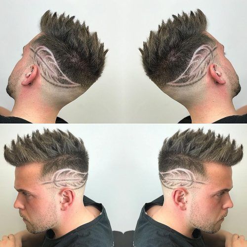 High Mohawk Hairstyles With Side Undercut And Shaved Design (Photo 15 of 20)