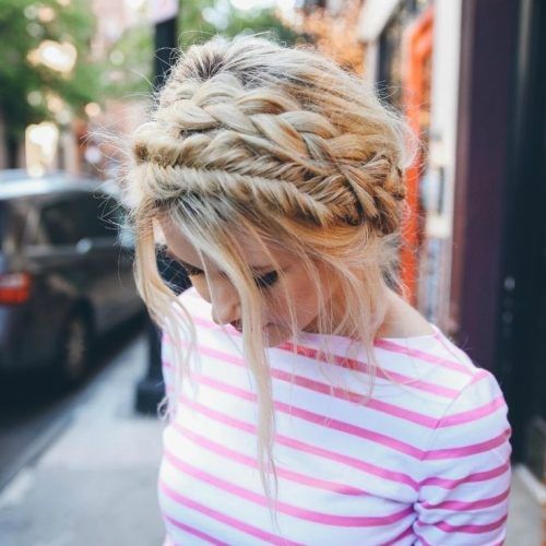 Messy Double Braid Hairstyles (Photo 11 of 15)