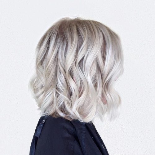 Icy Blonde Shaggy Bob Hairstyles (Photo 18 of 20)