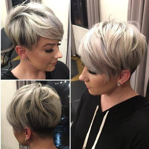 Silver And Brown Pixie Hairstyles (Photo 16 of 20)