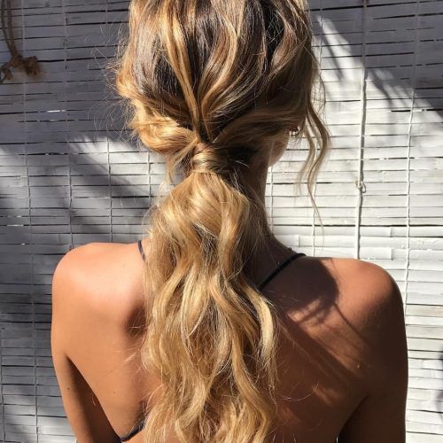 Bubbly Blonde Pony Hairstyles (Photo 13 of 20)